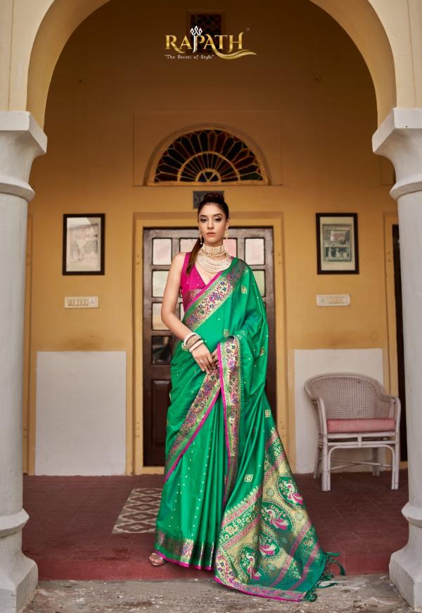 Rajpath Rivaaz Silk Designer Exclusive Weaving Saree collection